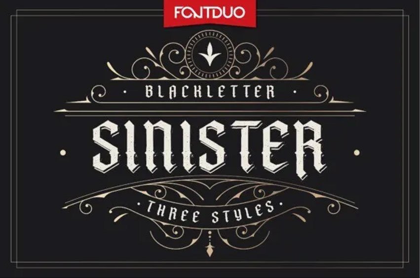 Sinister Blackletter Font