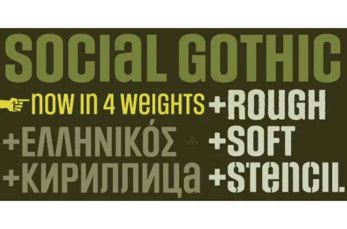 Social Gothic Font