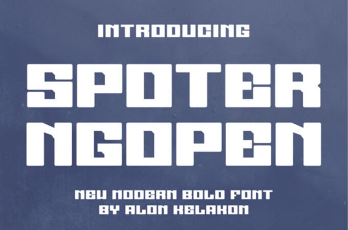 Spoter Ngopen Font