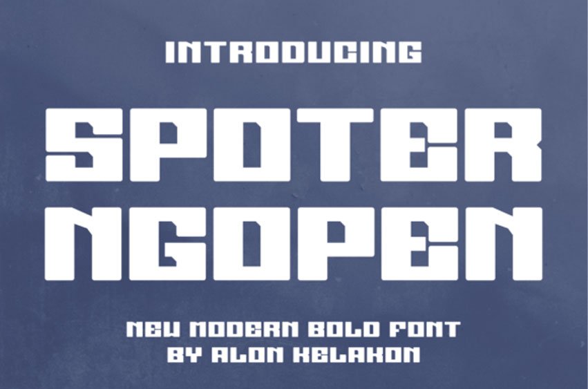 Spoter Ngopen Font