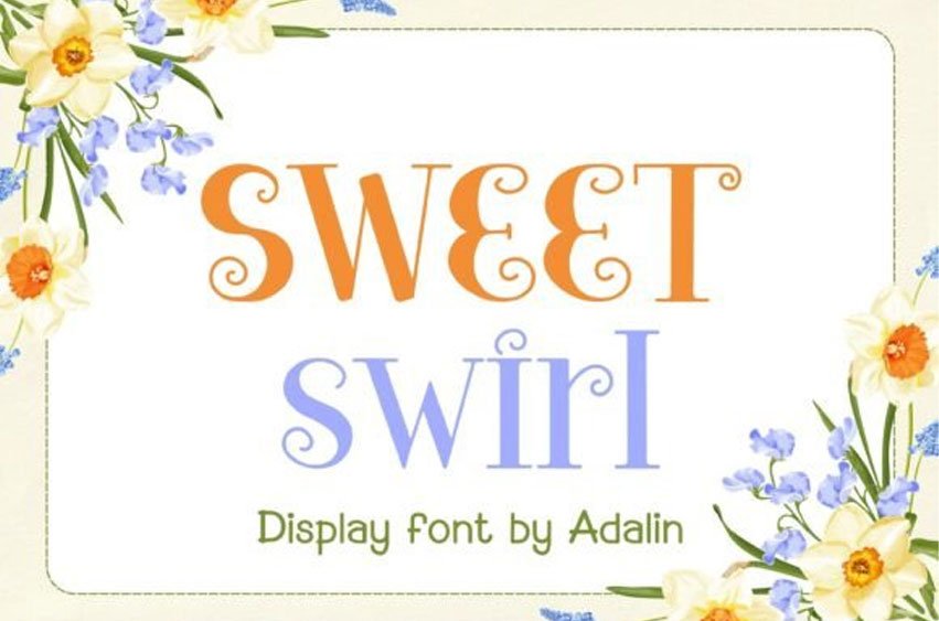Sweet Swirl Font