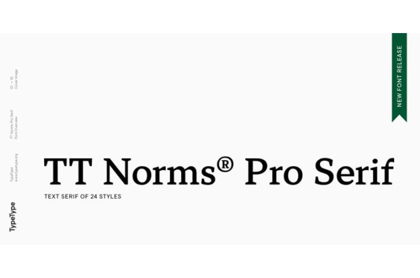 TT Norms Pro Serif Font