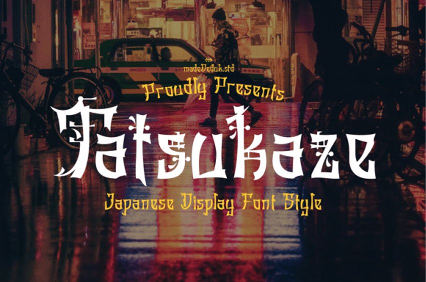 Tatsukaze Font
