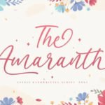 The Amaranth Font
