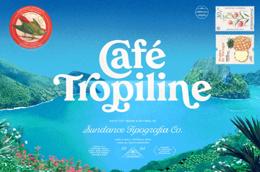 Tropiline Family Font