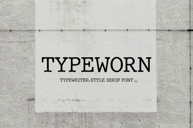 TypeWorn Font