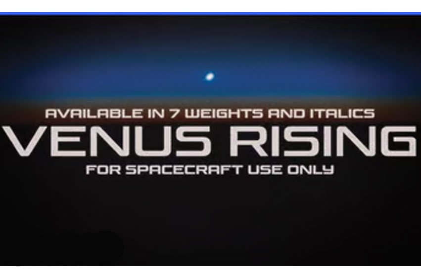 Venus Rising Font