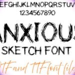 Anxious Font