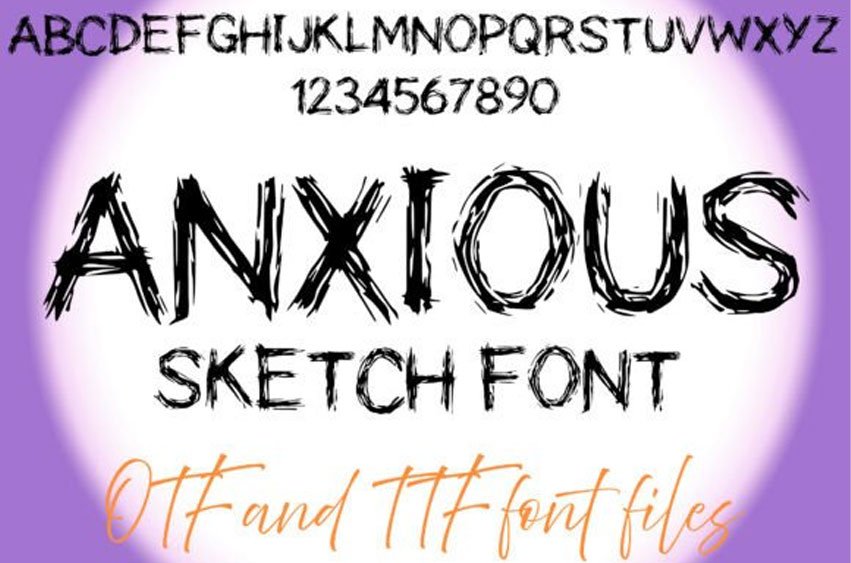 Anxious Font