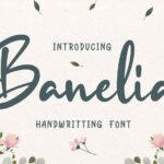 Banelia Handwritting Font
