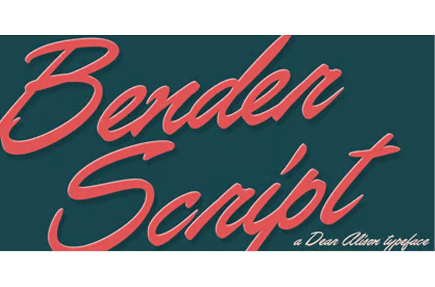 Bender Script Font