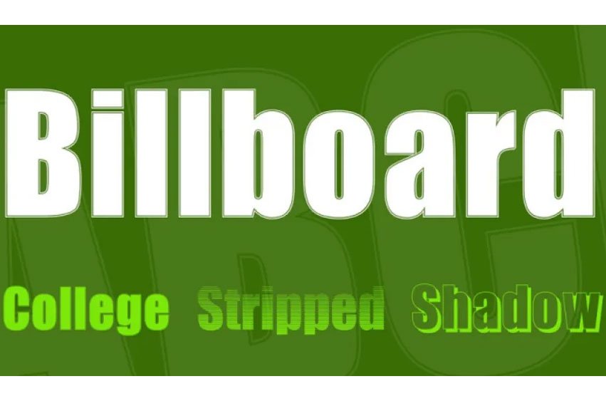 Billboard Font