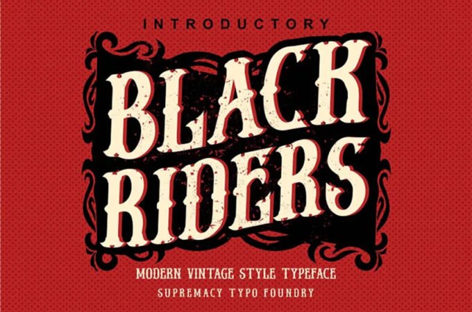 Black Riders Font