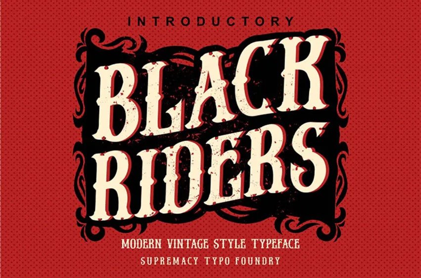 Black Riders Font