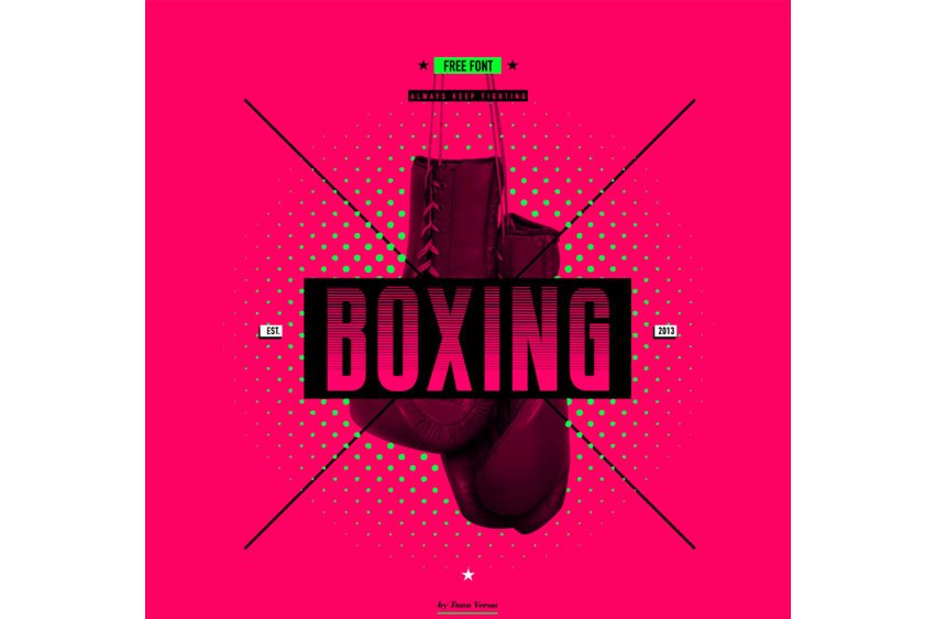 Boxing Font