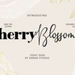 Cherry Blossom Font