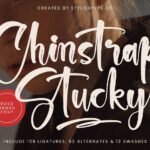 Chinstrap Stucky Font