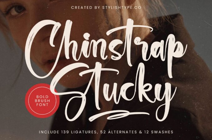 Chinstrap Stucky Font