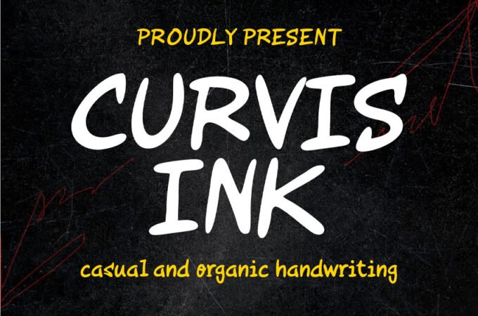Curvis Ink Font