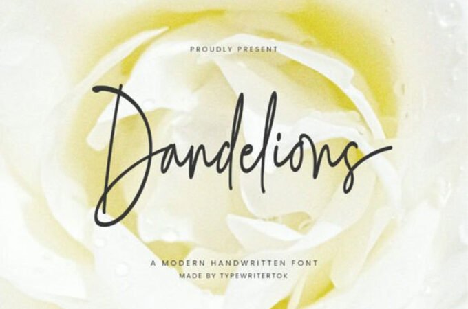 Dandelions Font