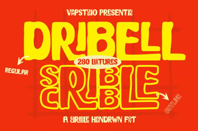 Dribell Scribble Font
