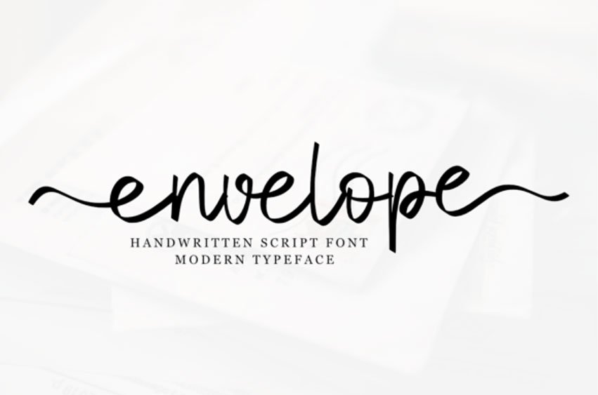 Envelope Font