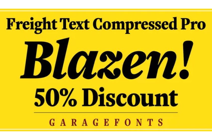 Freight Text Cmp Pro Font