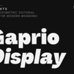 Gaprio Display Font