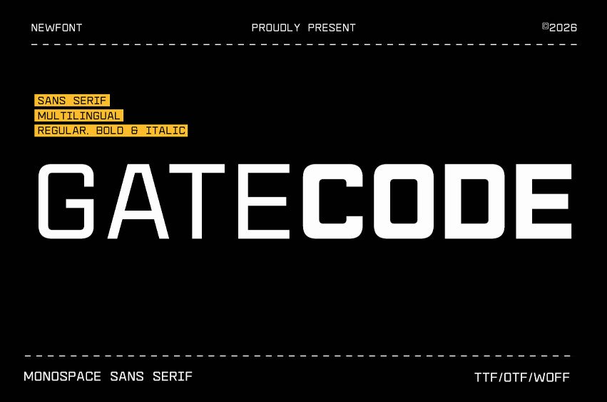 Gatecode Font
