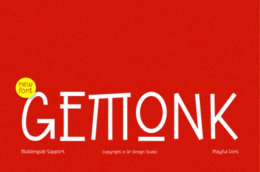 Gemonk Font