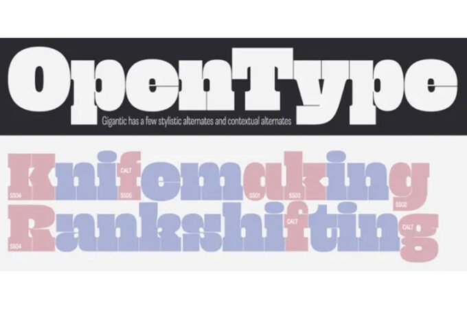 Gigantic Font