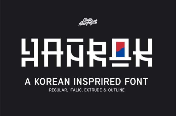 Hanrok Font
