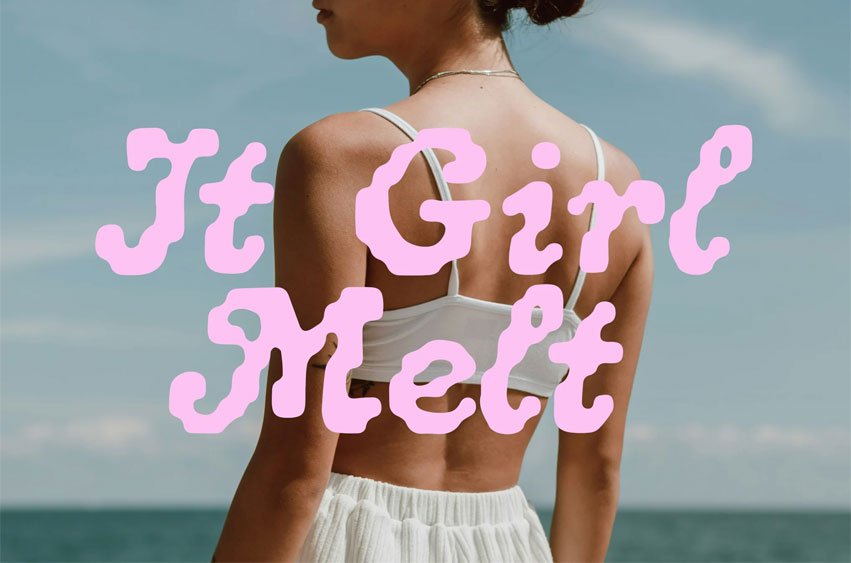 It Girl Melt Font