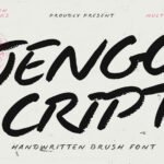 Jengo Script Font