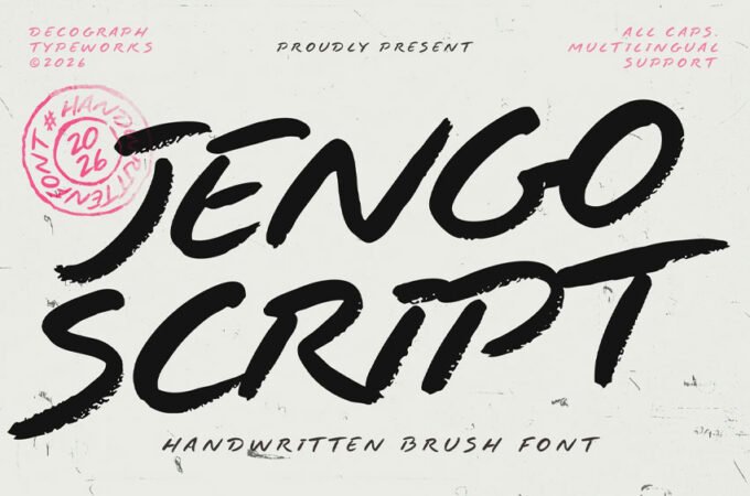 Jengo Script Font