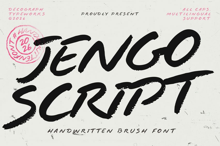 Jengo Script Font