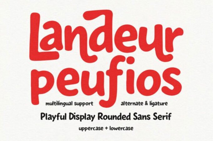 Landeur Peufios Font