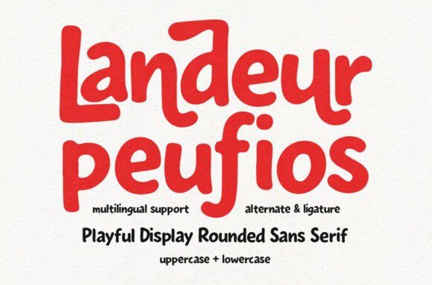 Landeur Peufios Font