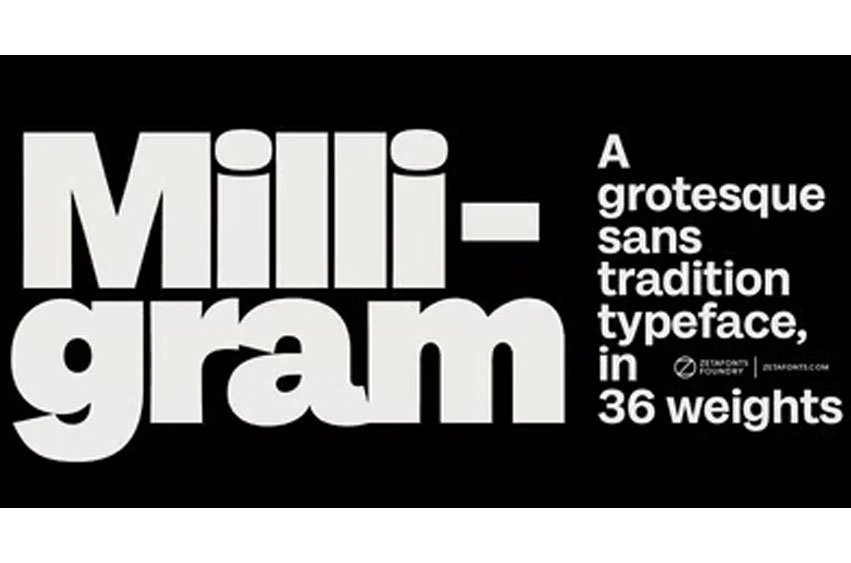 Milligram Font