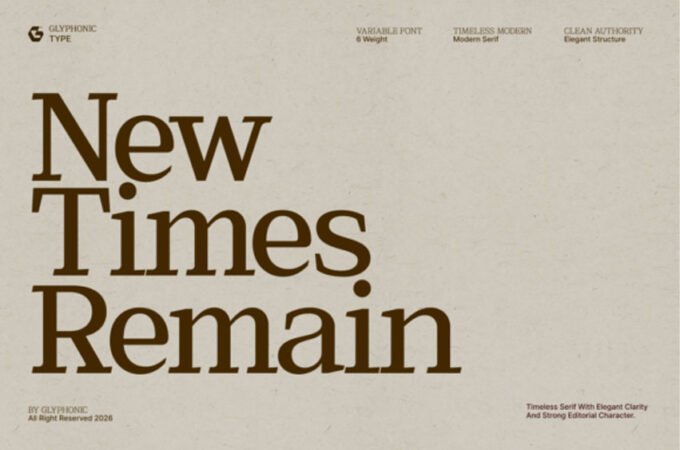 New Times Remain Font