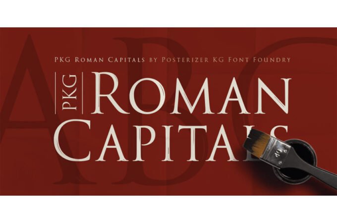 PKG Roman Capitals Font