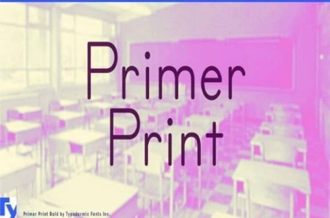 Primer Print Font