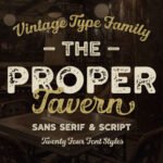Proper Tavern Font