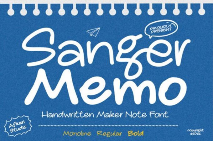 Sanger Memo Font