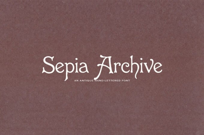 Sepia Archive Font