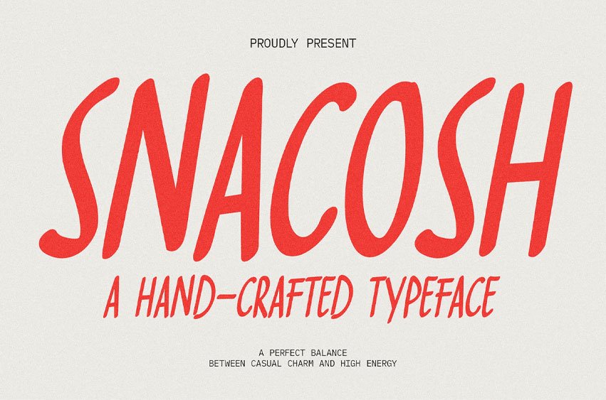 Snacosh Font
