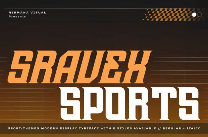 Sravex Sports Font