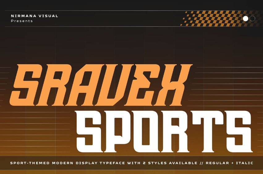 Sravex Sports Font