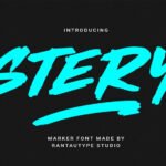 Stery Marker Font