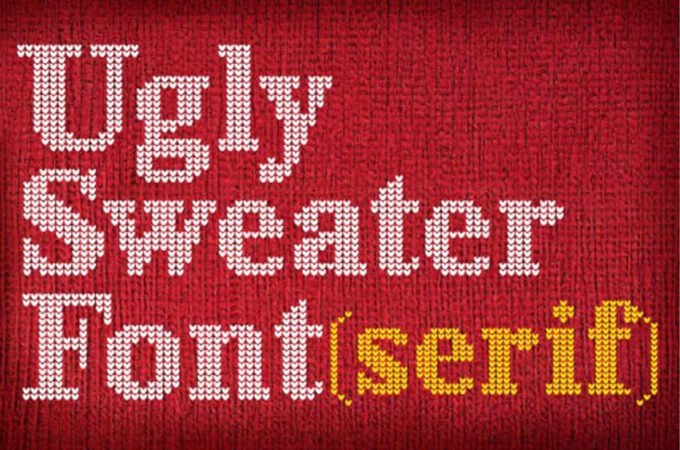Ugly Sweater Font